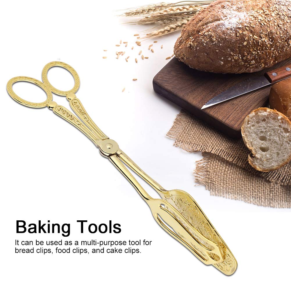 Bread Tongs, Buffet Tongs Vegetable Clips Cake Clamp Buffet Clamps Barbecue Tongs Kitchen Utensil Food Serving Tongs Salad Tongs